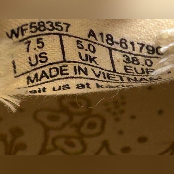 Keds X Rifle Paper Co. Palms Slip On Sneakers - Sz 7.5 - Picture 7 of 7